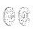 Jeu de 2 disques de frein avant FERODO DDF1693 - Visuel 2