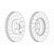 Jeu de 2 disques de frein avant FERODO DDF1694C-1 - Visuel 2