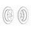 Jeu de 2 disques de frein arrière FERODO DDF1704 - Visuel 2