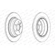 Jeu de 2 disques de frein arrière FERODO DDF1719 - Visuel 2