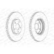 Jeu de 2 disques de frein avant FERODO DDF1724 - Visuel 2