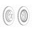 Jeu de 2 disques de frein arrière FERODO DDF1771C-1 - Visuel 2
