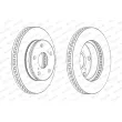 Jeu de 2 disques de frein avant FERODO DDF1782C - Visuel 2