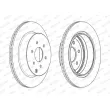 Jeu de 2 disques de frein arrière FERODO DDF1785C - Visuel 2