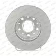 Jeu de 2 disques de frein avant FERODO DDF1800C - Visuel 1