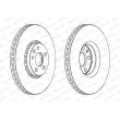 Jeu de 2 disques de frein avant FERODO DDF1801C-1 - Visuel 2