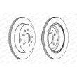 Jeu de 2 disques de frein arrière FERODO DDF1819C - Visuel 2