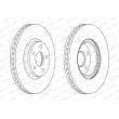Jeu de 2 disques de frein avant FERODO DDF1835C-1 - Visuel 2