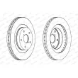 Jeu de 2 disques de frein avant FERODO DDF1857 - Visuel 2