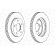Jeu de 2 disques de frein avant FERODO DDF1859 - Visuel 2