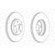 Jeu de 2 disques de frein avant FERODO DDF1865C - Visuel 2