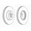 Jeu de 2 disques de frein avant FERODO DDF1867C-1 - Visuel 2
