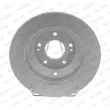 Jeu de 2 disques de frein arrière FERODO DDF1873C - Visuel 1