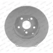 Jeu de 2 disques de frein arrière FERODO DDF1881C - Visuel 1