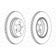 Jeu de 2 disques de frein arrière FERODO DDF1907C - Visuel 2