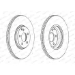 Jeu de 2 disques de frein avant FERODO DDF1908C-1 - Visuel 2
