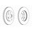 Jeu de 2 disques de frein avant FERODO DDF191 - Visuel 2