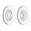 Jeu de 2 disques de frein arrière FERODO DDF1935C - Visuel 2