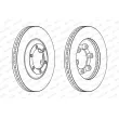 Jeu de 2 disques de frein avant FERODO DDF1947C - Visuel 2