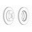 Jeu de 2 disques de frein avant FERODO DDF1960C - Visuel 2