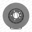 Disque de frein avant gauche FERODO DDF2019LC-1 - Visuel 1