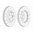 Jeu de 2 disques de frein avant FERODO DDF2030C-1 - Visuel 3