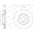Disque de frein arrière droit FERODO DDF2042RC-1 - Visuel 3