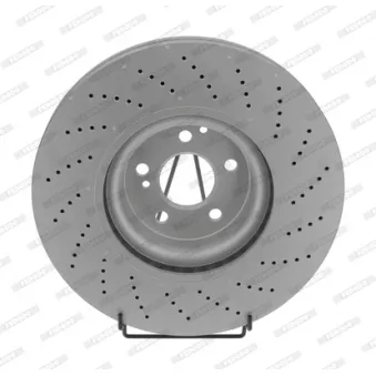 Jeu de 2 disques de frein avant FERODO DDF2051C-1
