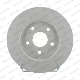 Jeu de 2 disques de frein arrière FERODO