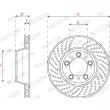 Disque de frein arrière droit FERODO DDF2131RC-1 - Visuel 3