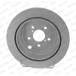 Jeu de 2 disques de frein arrière FERODO DDF2141C - Visuel 1