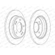 Jeu de 2 disques de frein arrière FERODO DDF2193C - Visuel 2