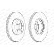 Jeu de 2 disques de frein avant FERODO DDF2403C-1 - Visuel 2