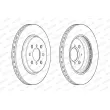 Jeu de 2 disques de frein avant FERODO DDF2410C - Visuel 2