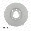 Jeu de 2 disques de frein arrière FERODO DDF244C - Visuel 1