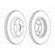 Jeu de 2 disques de frein avant FERODO DDF2465C - Visuel 3