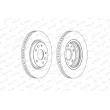 Jeu de 2 disques de frein avant FERODO DDF2466C - Visuel 2