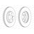 Jeu de 2 disques de frein avant FERODO DDF2473C - Visuel 2
