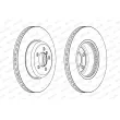 Jeu de 2 disques de frein avant FERODO DDF2479C-1 - Visuel 2