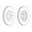 Jeu de 2 disques de frein avant FERODO DDF2496LC-1 - Visuel 2