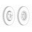 Disque de frein avant droit FERODO DDF2497RC-1 - Visuel 2