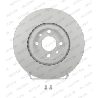 Jeu de 2 disques de frein avant FERODO DDF252C