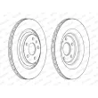 Jeu de 2 disques de frein arrière FERODO DDF2546C - Visuel 3