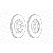 Jeu de 2 disques de frein avant FERODO DDF2597C-1 - Visuel 2