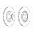 Jeu de 2 disques de frein avant FERODO DDF2603C - Visuel 2