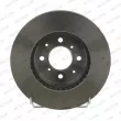 Jeu de 2 disques de frein avant FERODO DDF261 - Visuel 1