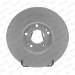 Jeu de 2 disques de frein arrière FERODO DDF2652C - Visuel 1