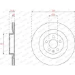 Jeu de 2 disques de frein arrière FERODO DDF2732C - Visuel 1