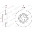 Disque de frein avant droit FERODO DDF2774RC-1 - Visuel 2