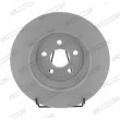 Jeu de 2 disques de frein arrière FERODO DDF2821C - Visuel 1